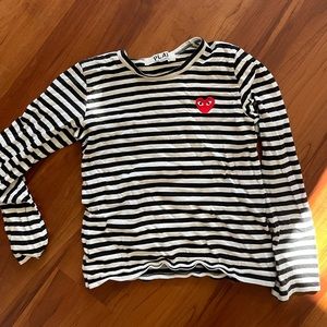 Cdg play shirt